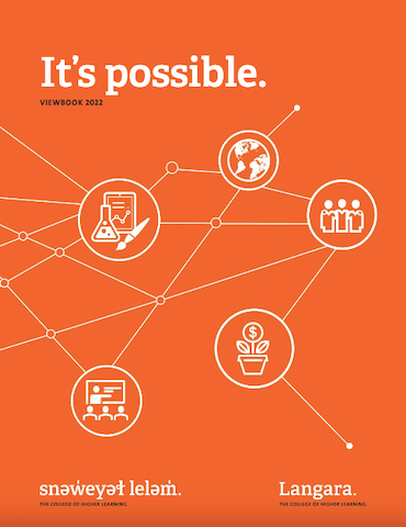 Langara College Viewbook 2022